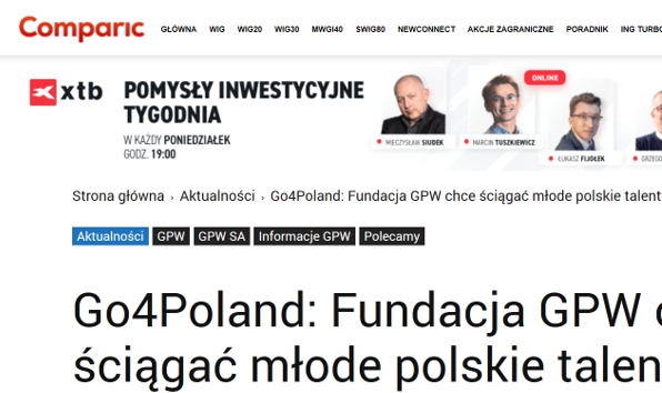 Comparic pisze o Go4Poland