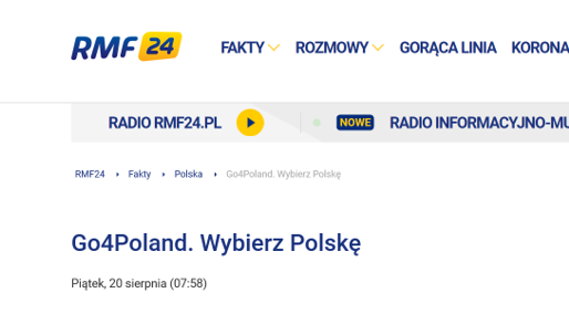 RMF24: Go4Poland. Wybierz Polskę.